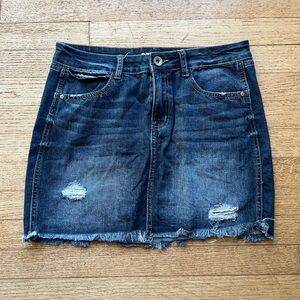 Rewash Jean Skirt